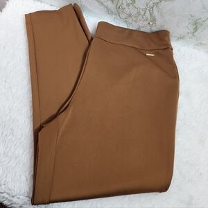 NINE WEST Pull On Tan Pants